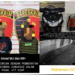 Motor Hilang Usai Parkir Tanpa Kunci Stang, Dua Pelaku Curanmor Ditangkap Polisi