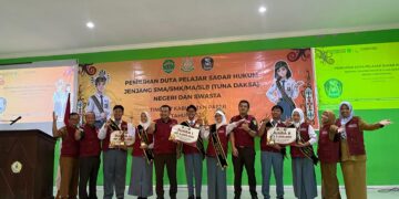 Duta Pelajar Sadar Hukum Kabupaten Paser 2026 Resmi Terpilih, SMAN 1 Tanah Grogot Juara Pertama