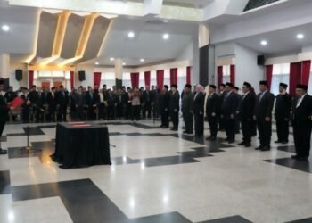 Aulia Lantik 9 Pejabat Eselon II Kukar Lewat Manajemen Talenta