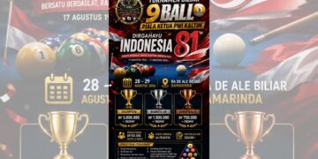 Turnamen Biliar PWI Kaltim Jadi Ajang Silaturahmi Wartawan dan Mitra