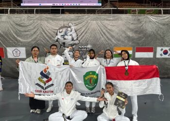 Taekwondo SKOI Kaltim Bawa Pulang Lima Medali dari Malaysia