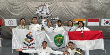 Taekwondo SKOI Kaltim Bawa Pulang Lima Medali dari Malaysia