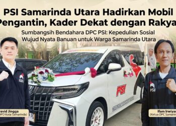 PSI Samarinda Utara Sumbangkan Mobil Pengantin untuk Warga