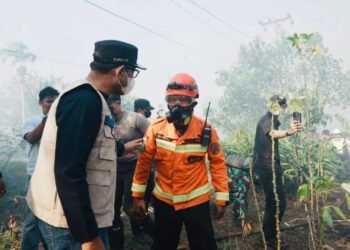 Karhutla di Pendingin Hampir Merembet ke Permukiman, Wagub Kaltim Turun Padamkan Api
