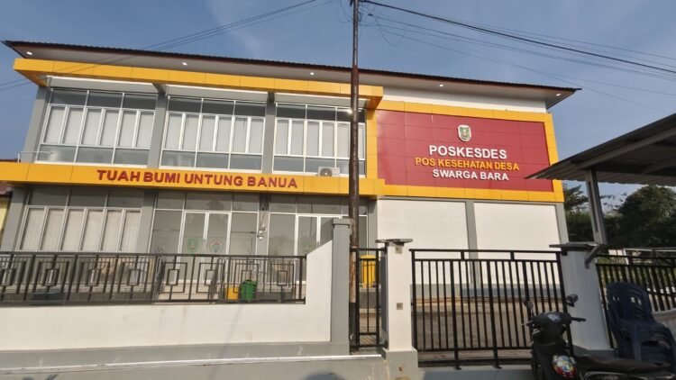 Gedung Pos Kesehatan Desa (Poskesdes) Swarga Bara, Kecamatan Sangatta Utara, Kutai Timur