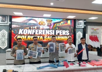 Polresta Samarinda Ungkap Pencurian Kabel Bawah Tanah di Tiga Lokasi, 4 Orang Jadi Tersangka