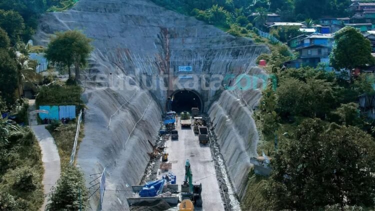 Proyek Terowongan di Samarinda. (Ist)