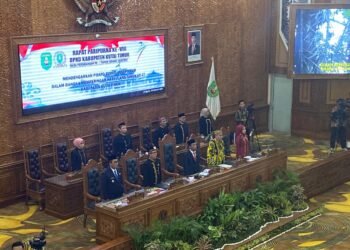 Bupati Sampaikan Arah Pembangunan dalam Rapat Paripurna Peringatan HUT ke-27 Kutim